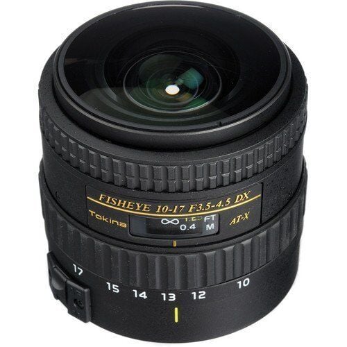 Tokina 10-17mm F3.5-4.5 AT-X Fisheye DX * Non Hood (Nikon)