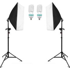 Hlypro Çift Duylu Stüdyo Işık Seti 150w