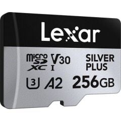 Lexar 256GB Professional Micro SD V30 Sılver Plus Hafıza Kartı