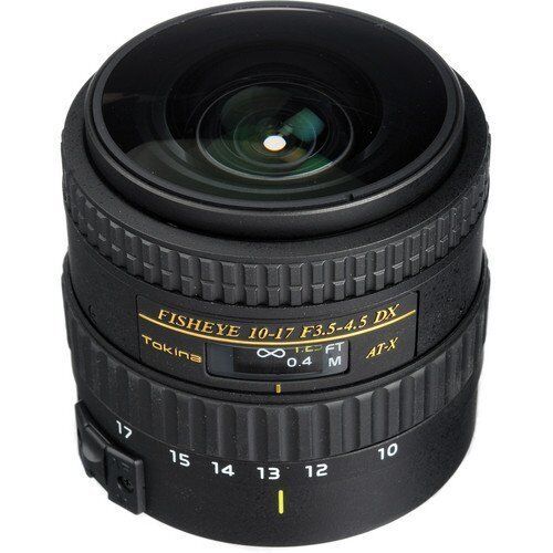 Tokina 10-17mm F3.5-4.5 AT-X Fisheye DX * Non Hood (Canon)