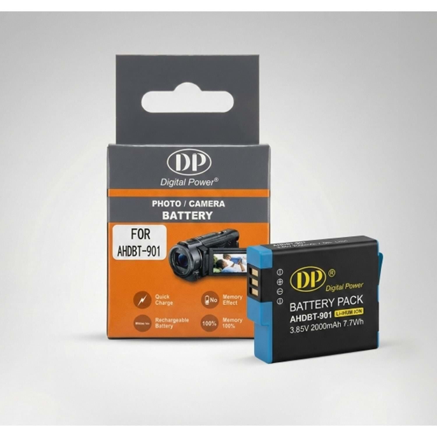 DP Gopro Ahdbt 901 Batarya (Gopro Hero 9, Hero 10, HERO11, HERO12)