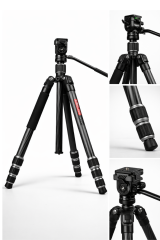 Kingjoy G55 S+VT-05 Hafif Karbon Video Seyahat  Tripodu