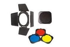 JINBEI Barndoor Petek Reflektör Renk Filtreleri ile Set