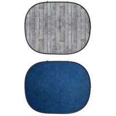 Savage (U.S.A) Blue/Gray Pine Collapsible Backdrop (Katlanabilir Fon)