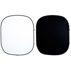 Savage (U.S.A) Black/White Collapsible Backdrop (Katlanabilir Fon)