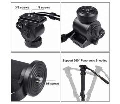BF Pro 159 Alüminyum Ergonomik Kafa ve ayaklı Monopod