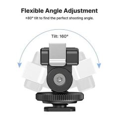 Ulanzi CA22 DJI Osmo Action 3/4 İçin Cold Shoe Adaptörü