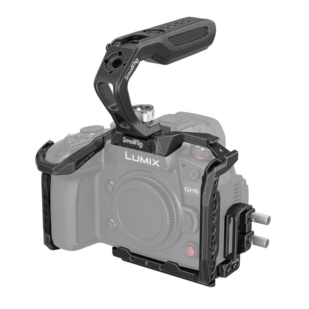 SmallRig 3441 Panasonic LUMIX GH6 / GH7 için “Black Mamba” Serisi Kamera Kafes Kiti