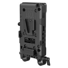 SmallRig V Montajlı Pil Adaptör Plakası, İkili 15mm Çubuk Kelepçesi ile 3058
