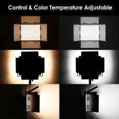 Viltrox VL-40T 3300-5600K Bi Color 2 LED Işık Seti