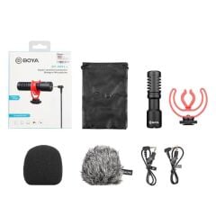 Boya BY-MM1 Pro Çift Kafalı Shotgun Mikrofon