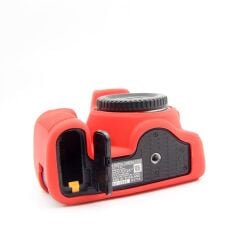 Sanger Silikon Kılıf Nikon D3500 Uyumlu Kırmızı