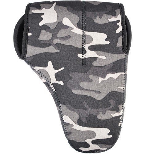 JJC OC-MC3 Neoprene Makina Kılıfı (Kamuflaj Gri)