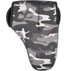 JJC OC-MC3 Neoprene Makina Kılıfı (Kamuflaj Gri)