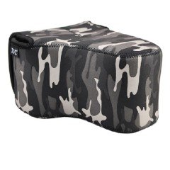 JJC OC-MC3 Neoprene Makina Kılıfı (Kamuflaj Gri)