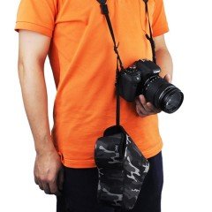JJC OC-MC3 Neoprene Makina Kılıfı (Kamuflaj Gri)