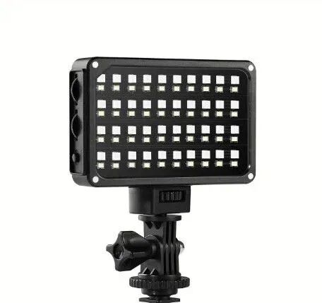 GVM 7S RGB Kamera Üstü Dahili Akülü Mobil Led Işık (12x8cm)