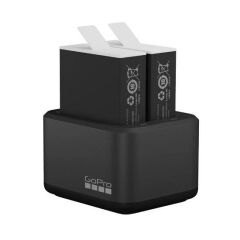GoPro Enduro İkili Şarj Cihazı + 2 Batarya (HERO9/10/11/12 Black için)