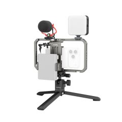 SmallRig 3384D Hepsi Bir Arada Video Kiti Ses ve Aydınlatma Sistemiyle Akıllı Telefon Kullanıcıları İçin
