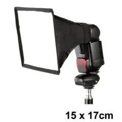 JINBEI E-15x17cm Tepe Flaş İçin Mini Softbox