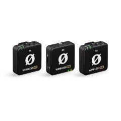 RODE Wireless ME Dual İki Kişilik Yaka Mikrofonu (Siyah)