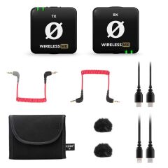 RODE Wireless ME Dual İki Kişilik Yaka Mikrofonu (Siyah)