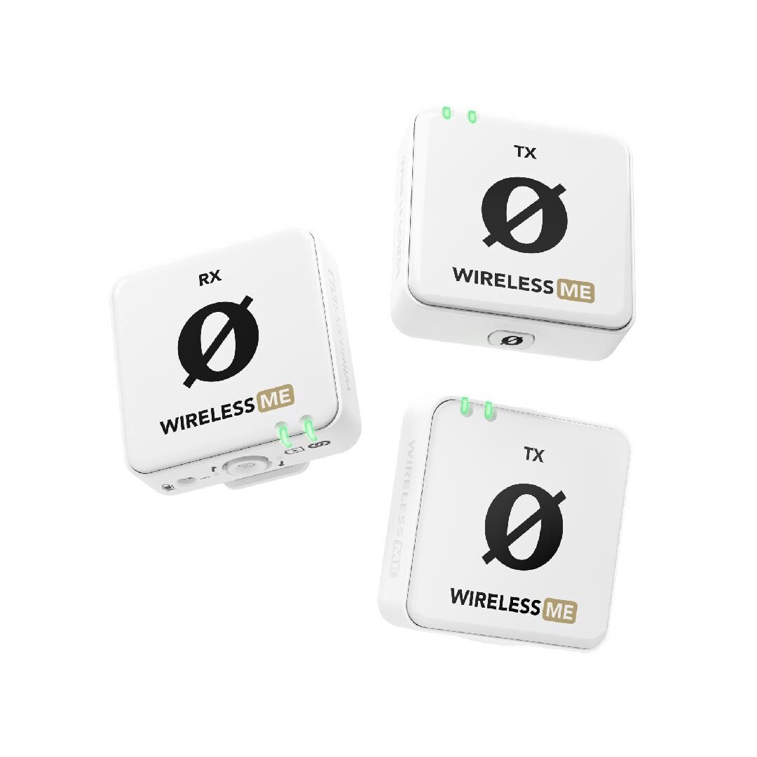 RODE Wireless ME Dual İki Kişilik Yaka Mikrofonu (Beyaz)