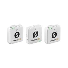 RODE Wireless ME Dual İki Kişilik Yaka Mikrofonu (Beyaz)