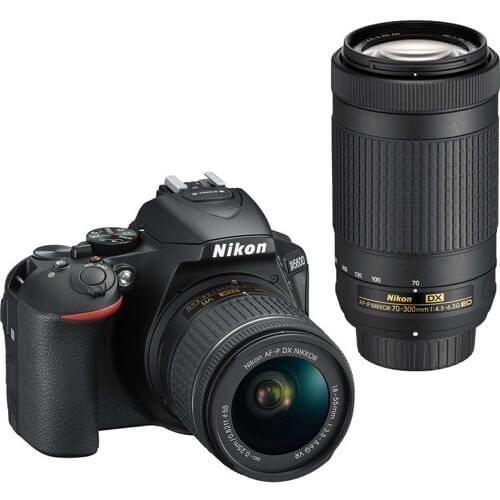 Nikon D5600 18-55 & 70-300 Lens DSLR Fotoğraf Makinesi