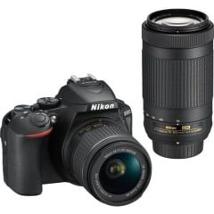 Nikon D5600 18-55 & 70-300 Lens DSLR Fotoğraf Makinesi