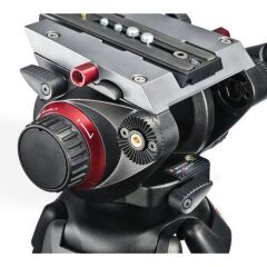 Manfrotto 504HD 546GBK Çantalı Video Tripod