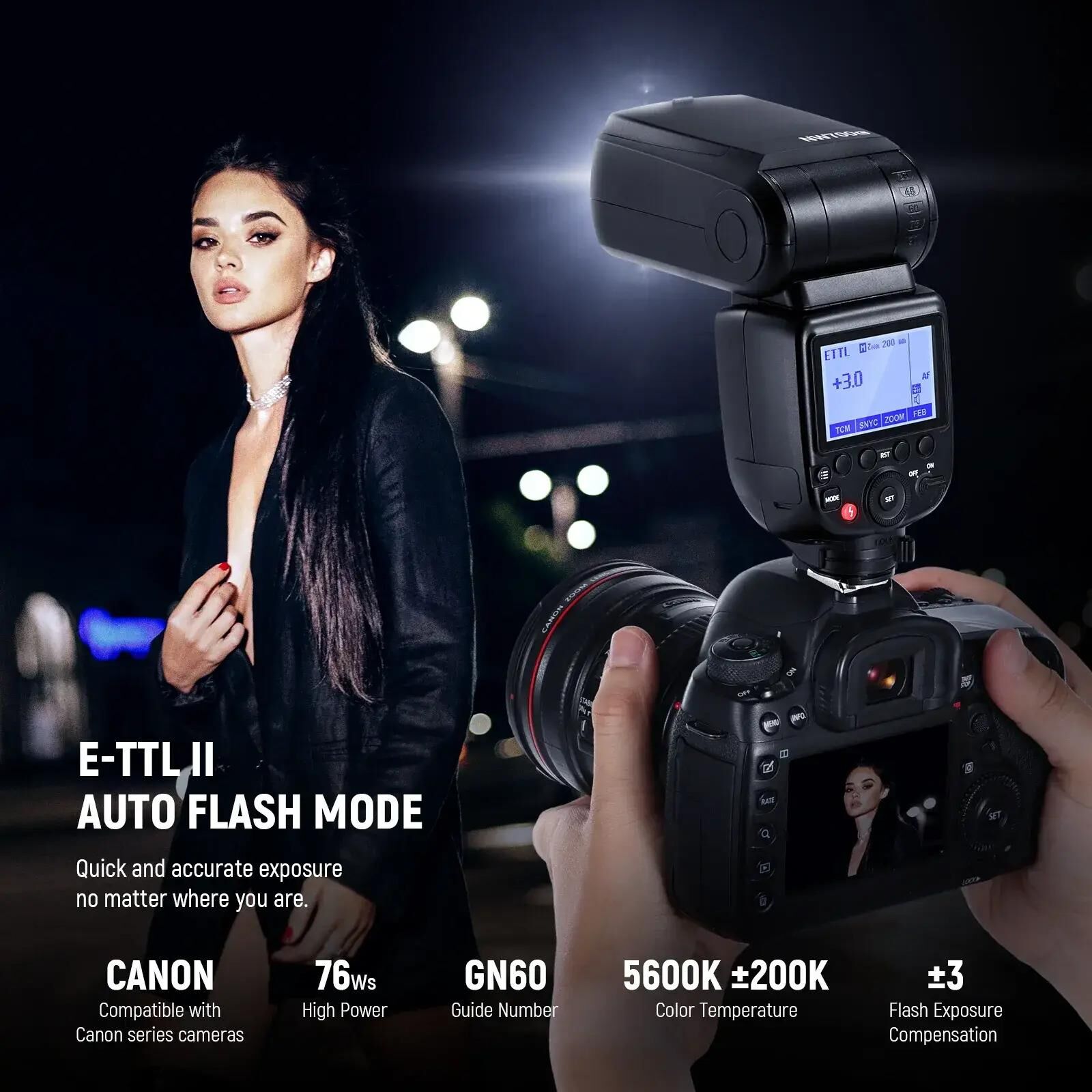 Neewer NW700-C E-TTL Flaş Speedlite - Canon Uyumlu