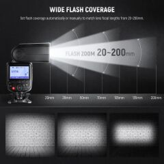 Neewer NW700-C E-TTL Flaş Speedlite - Canon Uyumlu