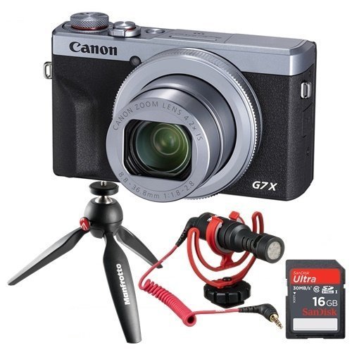 Canon PowerShot G7 X Mark III Vlog Set (Silver)