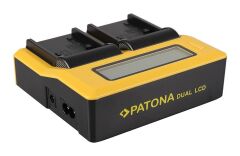 Patona 7557 Standart Seri İkili Lcd Usb Şarj Aleti Sony Sony Np-Fp50 Np-Fh50 70 100