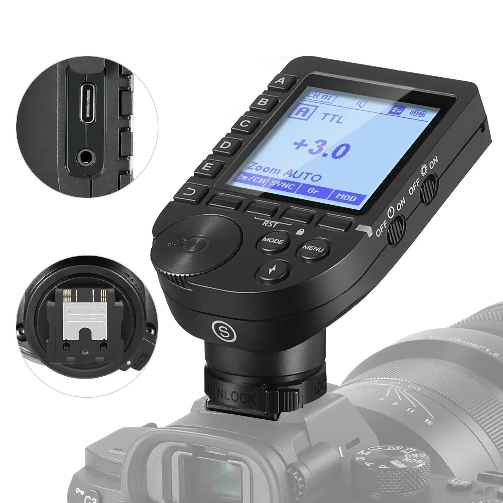 NEEWER QPRO-F Fujifilm Uyumlu TTL Kablosuz Flaş Tetikleyici