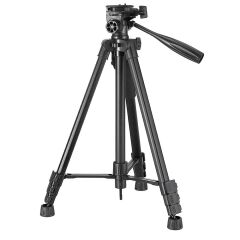 Kingjoy VT-860SCB Uzaktan Kumandali + Cep Telefonu Standli Video Tripodu Siyah (Large)