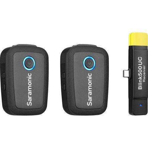 Saramonic Blink500 B6 USB Type-C Cihazları için 2 Kişilik Kablosuz Yaka Mikrofonu
