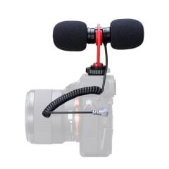 Ulanzi Sairen T Mic Çift Kafalı Shotgun Mikrofon