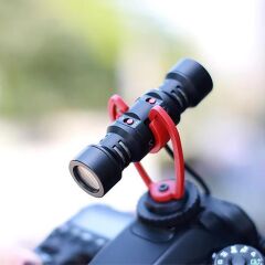 Ulanzi Sairen T Mic Çift Kafalı Shotgun Mikrofon