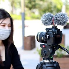 Ulanzi Sairen T Mic Çift Kafalı Shotgun Mikrofon