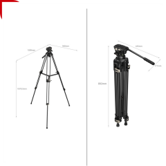 SmallRig 3751B AD-01 Profesyonel Video Tripod