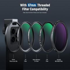 NEEWER LA006 67mm Telefon Filtre Yuvası Klipsi