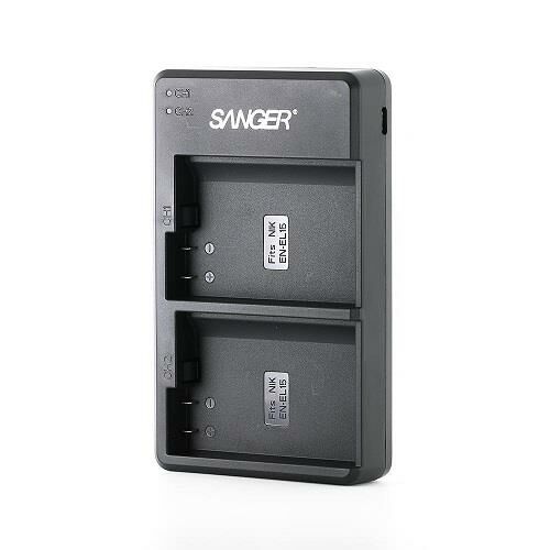 Sanger EN-EL15 Nikon Uyumlu İkili USB Şarj Aleti
