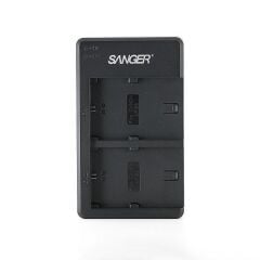 Sanger LP-E6 Canon Uyumlu İkili USB Şarj Aleti