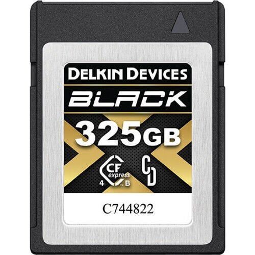 Delkin Black CF Express Type B 325GB 4.0 Hafıza Kartı (Okuma:3530 - Yazma:3250)