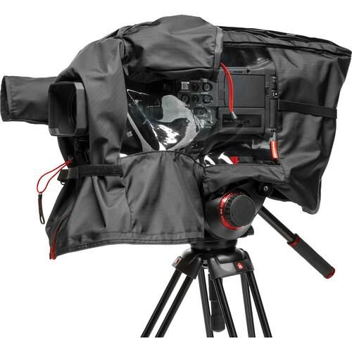Manfrotto RC-10 Pro Hafif Video Kamera Orta Boy Video Kamera / DSLR Teçhizatı için Yağmurluk (Siyah)