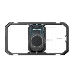 SmallRig 5276 Hepsi Bir Arada Termal Canlı Yayın ve Video Çekim El Tipi Telefon Kafesi Kiti