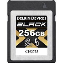 Delkin Black CF Express Type B 256GB 4.0 Hafıza Kartı (Okuma:3530 - Yazma:3250)
