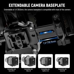 NEEWER PS015 Pro Katlanabilir V-Mount Batarya Plakası